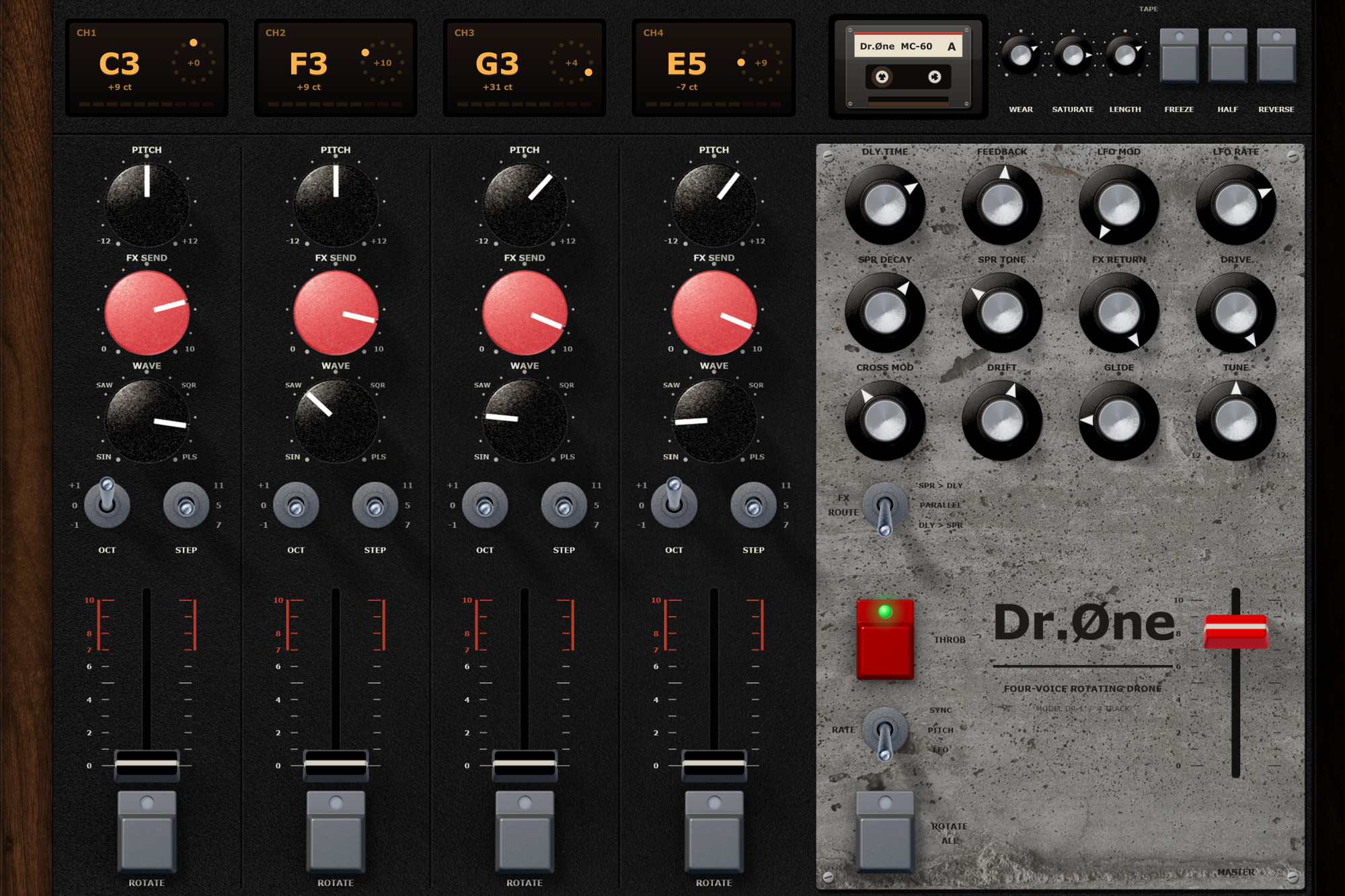 Dr.Øne plugin GUI