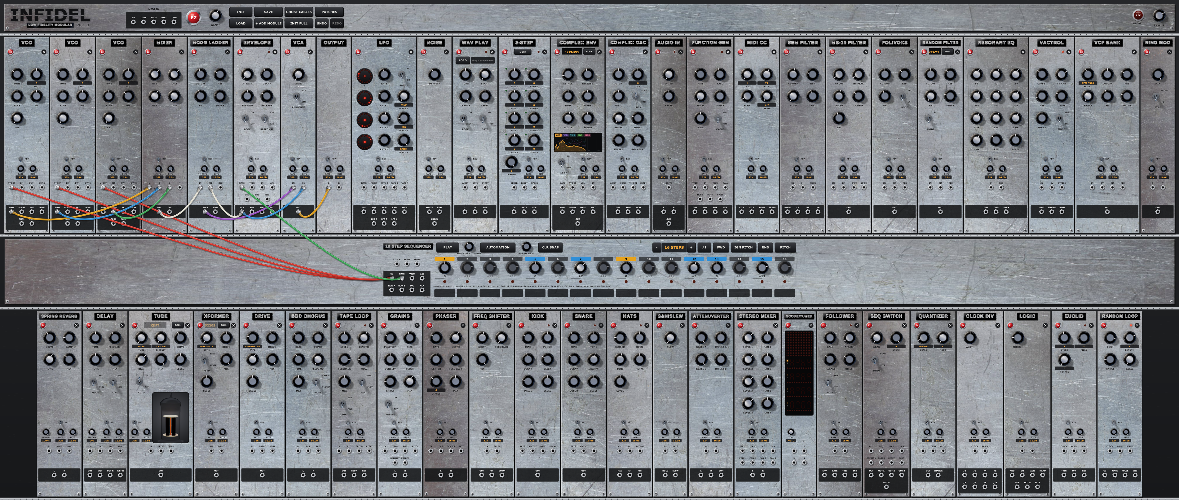 INFIDEL — INIT FULL, the full 47-module rack