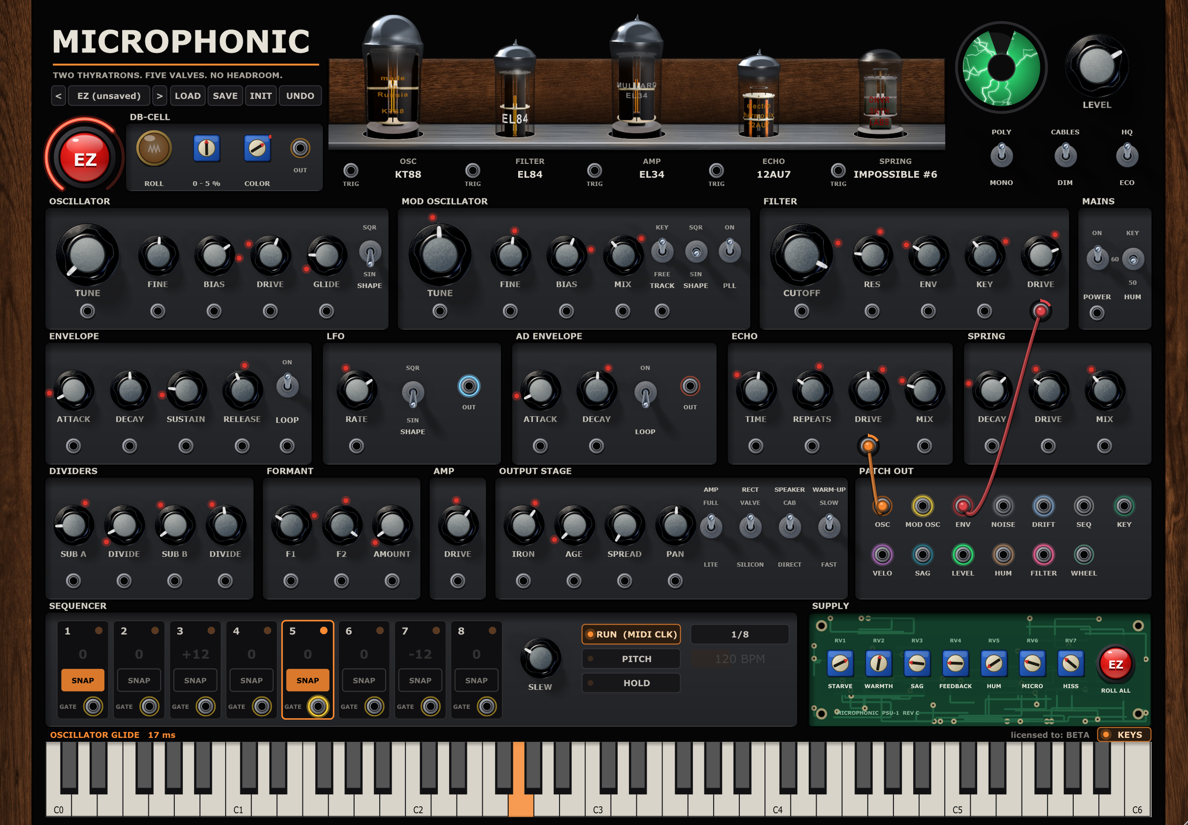 MICROPHONIC plugin GUI