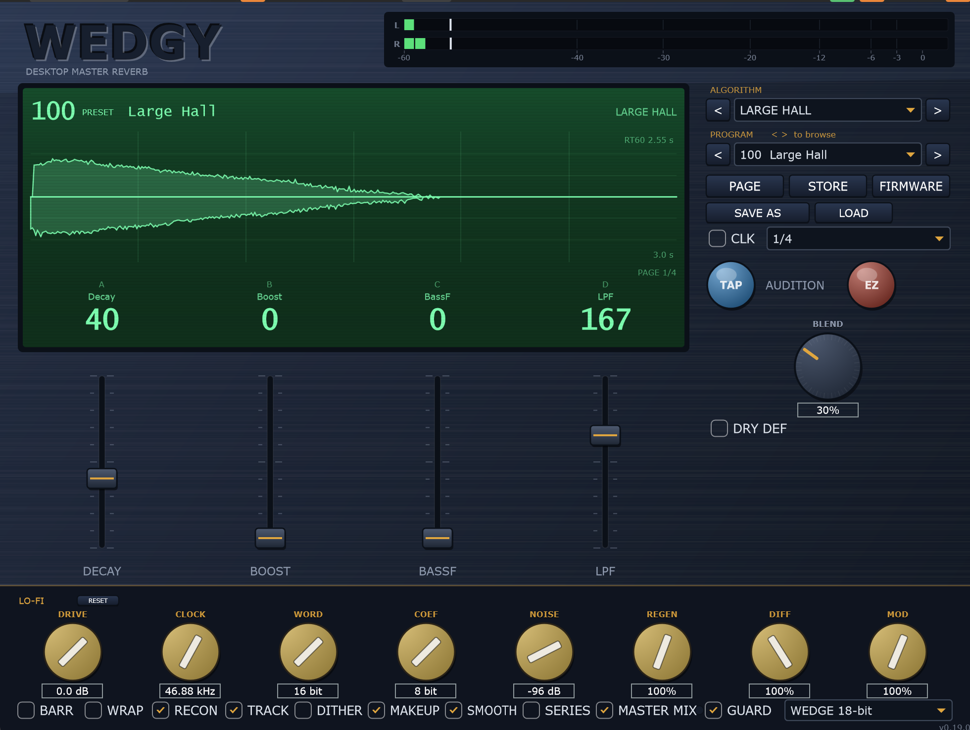 Wedge prototype panel